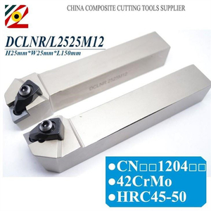 DCLNR2525M12 DCLNL2525M12 External Turning Tool Holder For CNMG 1204
