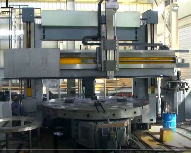 CNC Vertical Turning Lathe Machines with right angular milling head