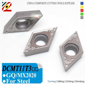 DCMT11T302 DCMT11T304 GQ MX2020 Cermet Carbide Inserts