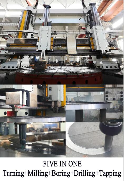 CNC VTL Machine with C axis With Boring Milling Drilling Function