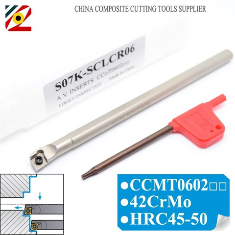 S07K-SCLCR06 S07K-SCLCL06 S08K-SCLCR06 S08K-SCLCL06 Lathe Boring Bars