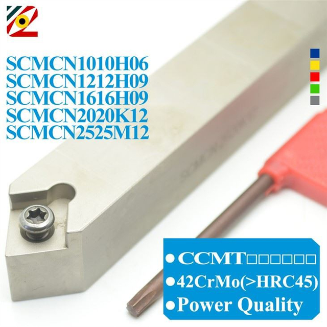 SCMCN1010H06 SCMCN1212H09 SCMCN1616H09 SCMCN2020K12 SCMCN2525M12 External Turning Tool Inserts Holders
