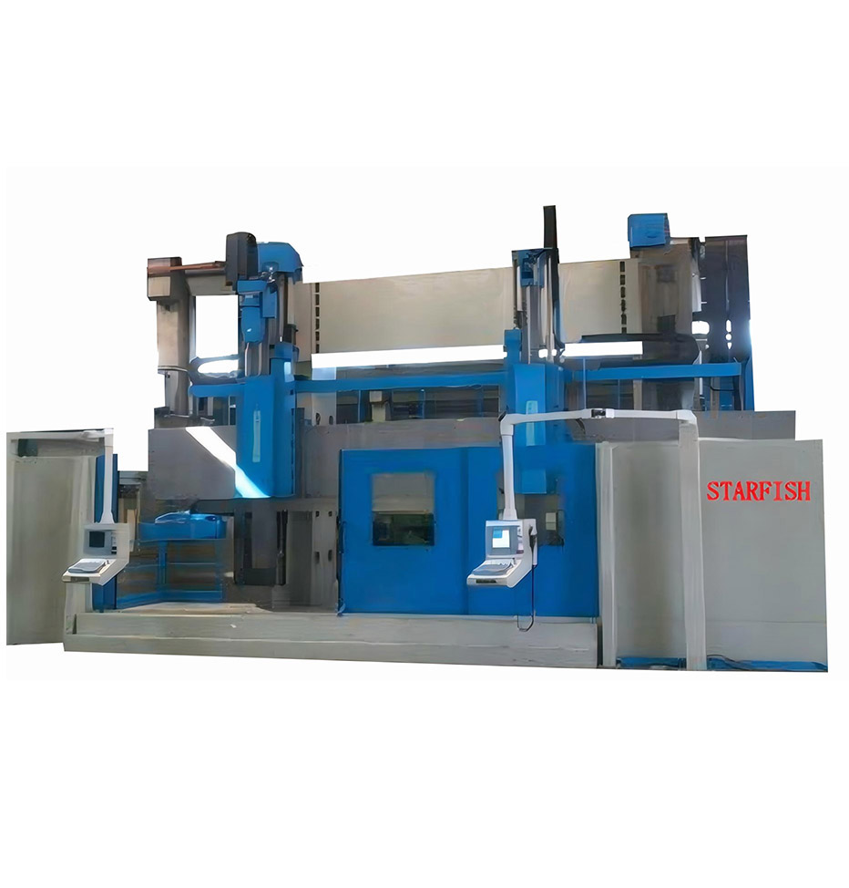 Double Column Vertical Turning Milling Lathe