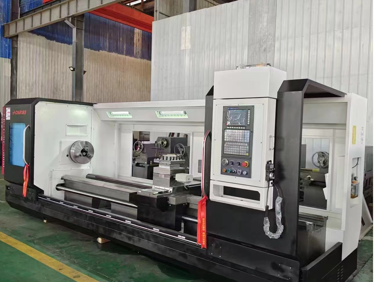 CNC Flat Bed Lathe Swing over Bed: 1250-2000mm