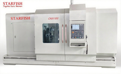 CNC Flat Bed Lathe Machine