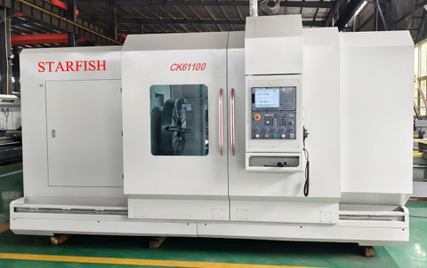 CNC Flat Bed Lathe Machine Swing over Bed:1100mm
