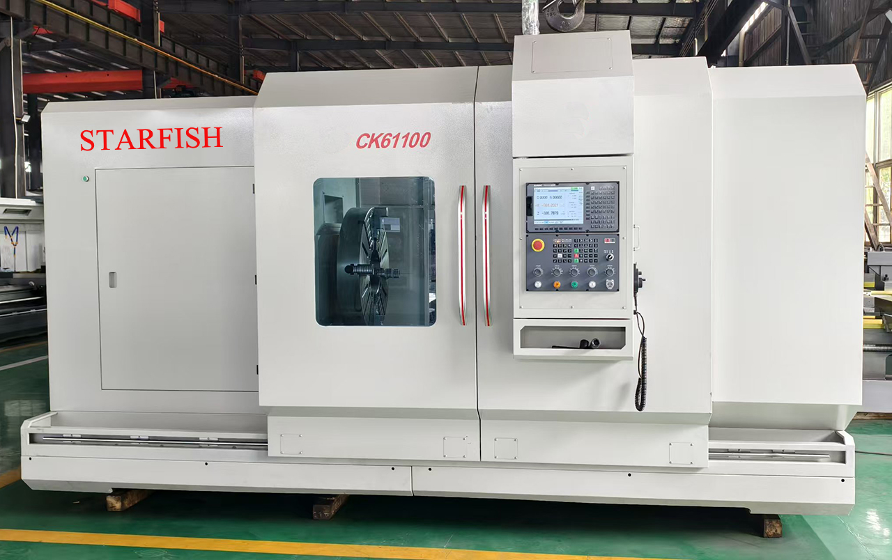 CNC Flat Bed Lathe Machine