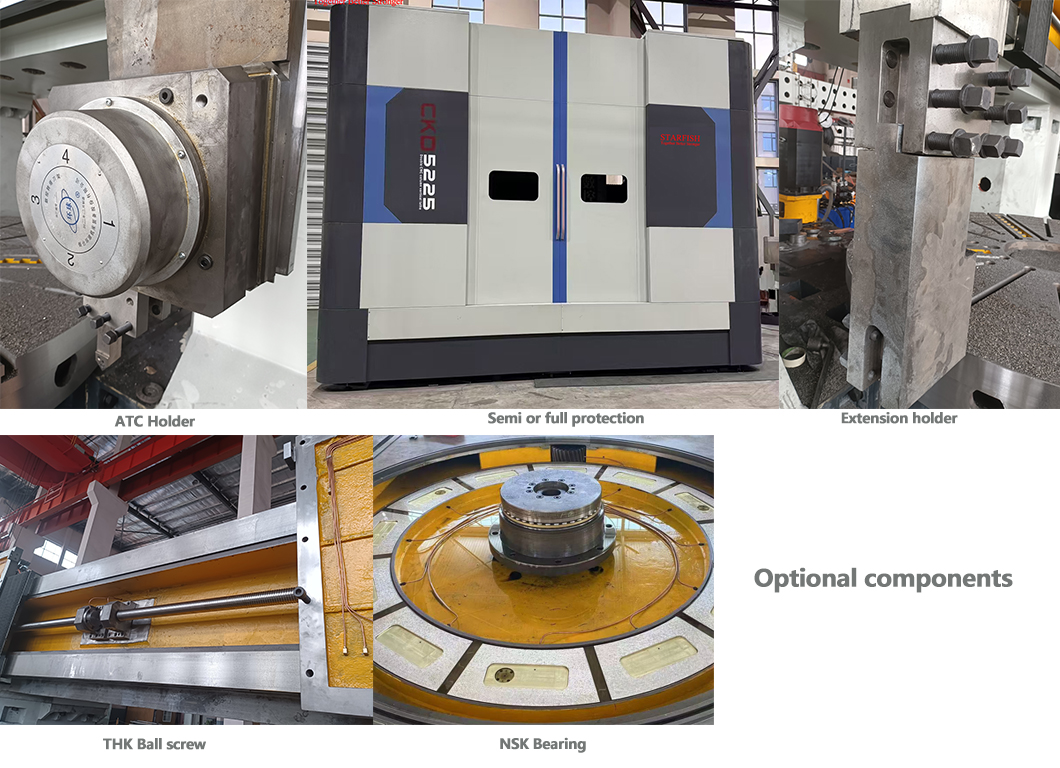 Double Column vertical Lathe-选配